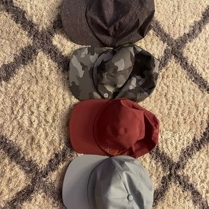 4 Lululemon Men’s athletic hats